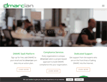 Tablet Screenshot of dmarcian.com